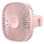 پنکه رومیزی و داخل خودرو بیسوس مدل BASEUS NATURAL WIND MAGNETIC REAR SEAT FAN CXZR-01-صورتی