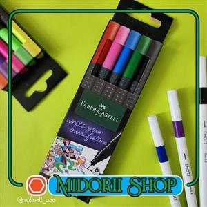 روان نویس نوک نمدی - فابرکاستل آلمان Faber Castell - ضخامت 0.4 - 5 رنگ اصلی