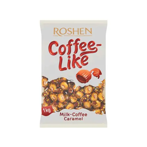 آبنبات کافی لایک روشن با مغز کارامل 1 کیلو گرم Roshen Coffee Like