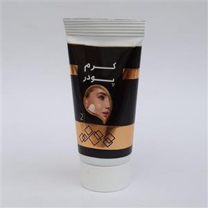 کرم پودر تیوپی (کرم ضد آفتاب رنگی نسبتا مات) طبیعی کد2 موسسه پژوهشی طبی بازرگانی سیمرغ روشن و ترمیم کننده، ضدآفتاب رنگی