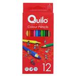 مداد رنگی 12 رنگ جعبه مقوایی کویلو QUILO
