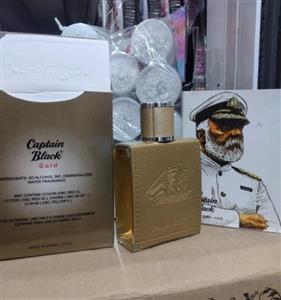 عطر ادکلن مردانه و زنانه کاپتان بلک گلد طلایی اصلی و اورجینال امارات ادوتویلت CAPTAIN BLACK GOLD