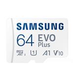 کارت حافظه MicroSDXC سامسونگ مدل Samsung EVO Plus UHS-I U1 A1 V10 ظرفیت 64 گیگاب