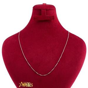 زنجیر نقره زنانه آمیتیس مدل ونیزی AMT-Z013 