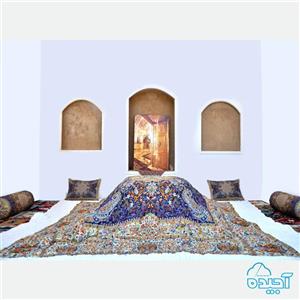 لحاف کرسی خاتون سورمه ای