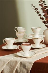 ست فنجان نعلبکی قهوه‌خوری 6 نفره بیگا 90 لیتری کاراجا Karaca