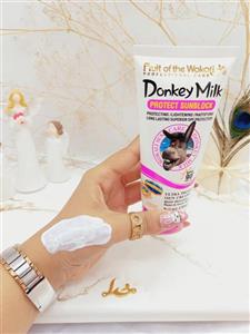 کرم ضدآفتاب روشن کننده و مات کننده شیر الاغ SPF90 وکالی Wokali کد HA3087