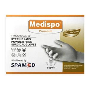 دستکش جراحی بدون پودر مدیسپو MEDISPO 