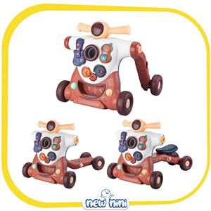 واکر سه کاره کودک طرح موتور فان ترولی | Fun Trolley مدل 3in1 Baby walker