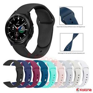 بند سیلیکونی ساعت هوشمند Samsung Galaxy Watch 4 Classic مدل دکمه ای