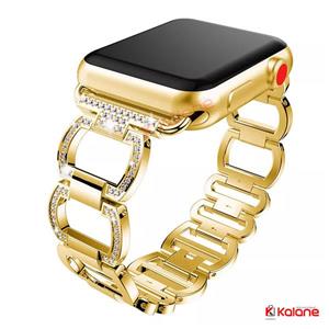 بند زنانه ساعت هوشمند Apple Watch 7 41mm مدل Diamond Versace 