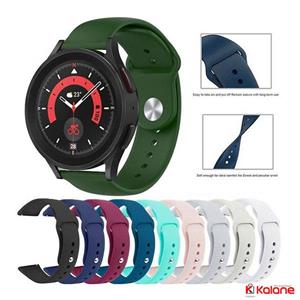 بند سیلیکونی ساعت هوشمند Samsung Galaxy Watch 5 Pro مدل دکمه ای