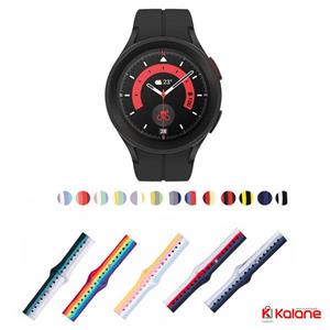 بند سیلیکونی ساعت هوشمند Samsung Galaxy Watch 5 Pro مدل رنگین کمان