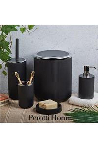 سرویس توالت حمام 5 تکه مشکی پروتی Perotti 