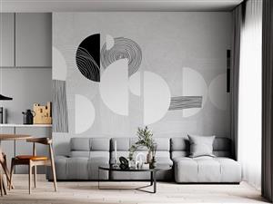کاغذ دیواری هندسی مدرن W10198000