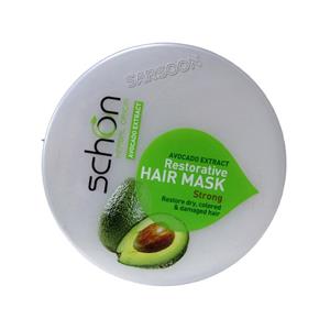 ماسک مو اووکادو شون مناسب موهای خشک، رنگ شده اسیب دیدهchon Restorative Hair Mask With Avocado Extract 