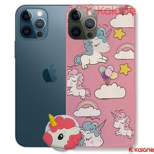 قاب فانتزی گوشی به همراه پاپ سوکت Apple iPhone 12 Pro Max طرح Unicorn