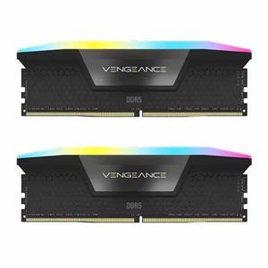 رم دسکتاپ کورسیر مدل CORSAIR VENGEANCE RGB 48GB (2x24GB) DDR5 6400MHz CL36