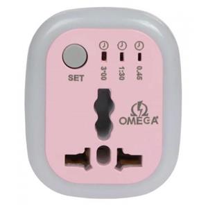 تبدیل 3 به 2 برق هوشمند OMEGA مدل M100 دارای LED 