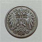 سکه کلکسیونی ۲ هلر اتریش مجارستان ۱۸۹۶