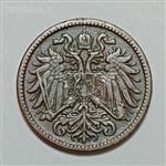 سکه کلکسیونی ۲ هلر اتریش مجارستان ۱۹۱۲