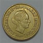 سکه خارجی ۲۰ کرون کمیاب دانمارک ۱۹۹۰