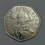 سکه خارجی 50 پنس (نیم پوند) یادبودی کمیاب انگلیس 2017 بنجامین بانی
