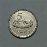 سکه خارجی ۱۰ سنت کمیاب فیجی ۱۹۹۷ ملکه الیزابت