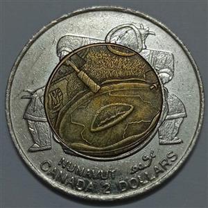 سکه خارجی ۲ دلار یادبودی کانادا ۱۹۹۹ 