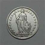 سکه کلکسیونی ۱ فرانک نقره سوئیس ۱۹۵۲
