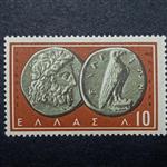 تمبر کلکسیونی سکه های باستانی یونان ۱۹۵۹