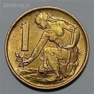 سکه کلکسیونی ۱ کرون چکسلواکی ۱۹۸۰ (کیفیت بانکی) 