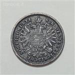 سکه خارجی ۱ کرویزر کمیاب اتریش مجارستان ۱۸۸۱