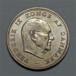 سکه کلکسیونی ۱ کرون دانمارک ۱۹۶۴ (کیفیت بانکی)