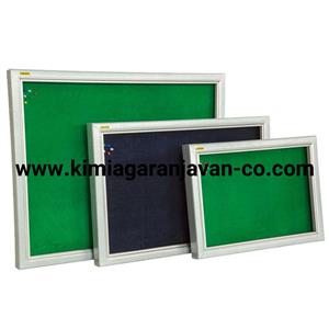 تابلو اعلانات شیشه خور فلزی 150×90