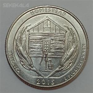 سکه کلکسیونی کوارتر (۲۵ سنت) پارک های آمریکا ۲۰۱۵ D