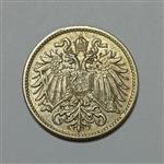 سکه خارجی ۱۰ هلر اتریش مجارستان ۱۹۱۵