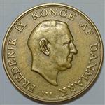 سکه خارجی ۲ کرون بسیار کمیاب دانمارک ۱۹۴۸