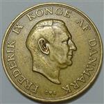 سکه خارجی ۲ کرون بسیار کمیاب دانمارک ۱۹۵۸