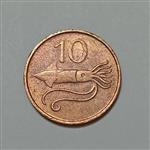 سکه کلکسیونی ۱۰ آورار کمیاب ایسلند ۱۹۸۱