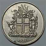 سکه کلکسیونی ۱۰ کرونر کمیاب ایسلند ۱۹۷۷