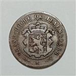 سکه کلکسیونی ۲/۵ سنتیم قدیمی لوکزامبورگ ۱۸۷۰ (بسیار کمیاب و خاص)
