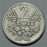 سکه کلکسیونی ۲ زلوتی کمیاب لهستان ۱۹۵۸