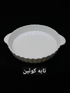 تابه چینی سفید ساده  مدرن مدل کویین