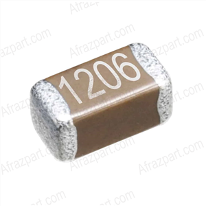 SMD خازن سرامیکی 100 نانو فاراد پکیج 1206