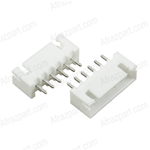 کانکتور XH (دزدگیری) صاف نر 6 پین سفید