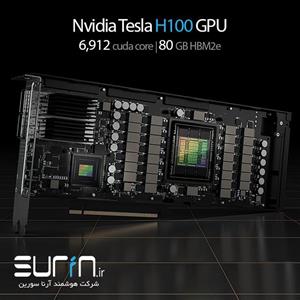 جی پی یو Nvidia H100 80GB PCIE 