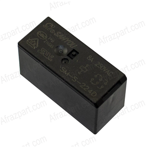 رله 8 پین 8 آمپر 24 ولت SM-S-224D SANYOU ولتاژ قطع 8V