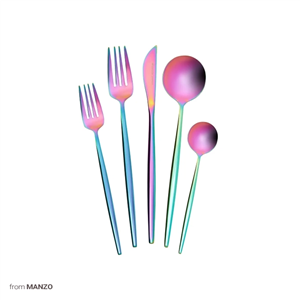 سرویس قاشق و چنگال 30 پارچه کاراجا Orion هفت رنگ