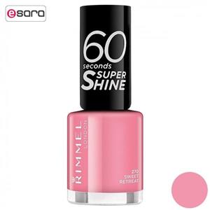 لاک ناخن 60 ثانیه ای ریمل لاندن مدل Super Shine شماره 270 Rimmel London Super Shine Nail Polish 270